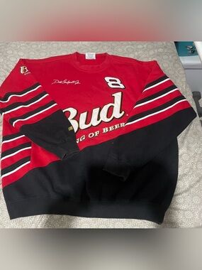 Vintage Dale Earnhardt Jr. ‘King of Beers’ Crewneck Sweatshirt size Xl